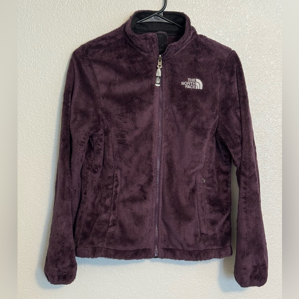 The North Face Women's Dark Purple Fleece Full Zip Jacket
